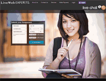Tablet Screenshot of livewebexperts.com